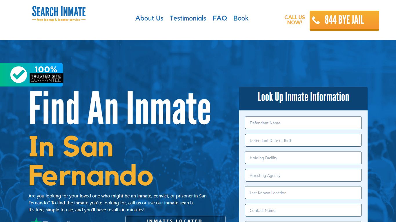 Find An Inmate in San Fernando, California – SearchInmate.com